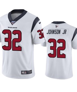 Houston Texans Lonnie Johnson Jr. White 100th Season Vapor Limited Jersey - Robokeg
