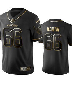 Houston Texans Nick Martin Black Golden Edition 2019 Vapor Untouchable Limited Jersey - Mens - Robokeg