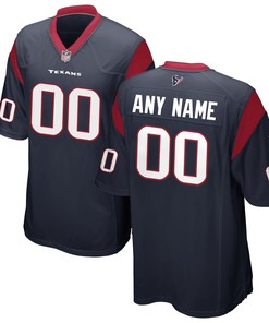 Houston Texans Nike Youth Custom Game Jersey - Navy - Robokeg