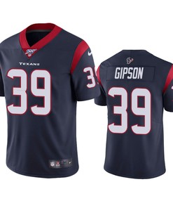 Houston Texans Tashaun Gipson Navy 100th Season Vapor Limited Jersey - Robokeg