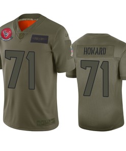 Houston Texans Tytus Howard Camo 2019 Salute To Service Limited Jersey - Robokeg