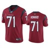 Houston Texans Tytus Howard Red 100th Season Vapor Limited Jersey - Robokeg