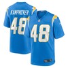 Hunter Kampmoyer Los Angeles Chargers Player Game Jersey - Powder Blue Nfl - Robokeg