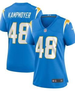 Hunter Kampmoyer Los Angeles Chargers Womens Player Game Jersey - Powder Blue Nfl - Robokeg