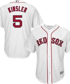 Ian Kinsler Boston Red Sox Home Official Cool Base Player Jersey - White - Robokeg
