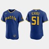 Ichiro Suzuki 51 Seattle Mariners 2023 City Connect Elite Jersey - Royal - Robokeg