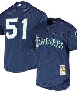Ichiro Suzuki Seattle Mariners Mitchell & Ness Cooperstown Collection Mesh Batting Practice Jersey - Royal Mlb - Robokeg