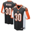 Ickey Woods Cincinnati Bengals Nike Game Retired Player Jersey - Black - Robokeg