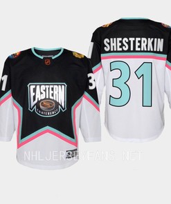 Igor Shesterkin 31 New York Rangers 2023 All-Star Game Jersey Black Equipment - Robokeg