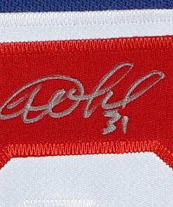 Igor Shesterkin New York Rangers Autographed Blue Jersey With Nhl Debut 1/7/20 Inscription - Robokeg