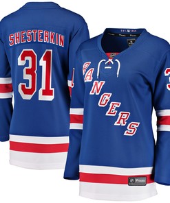 Igor Shesterkin New York Rangers Fanatics Branded Womens Home Breakaway Jersey - Blue Nhl - Robokeg