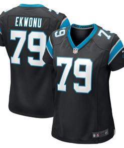 Ikem Ekwonu Carolina Panthers Womens Player Game Jersey - Black Nfl - Robokeg