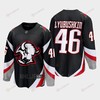 Ilya Lyubushkin 46 Buffalo Sabres 2022-23 Goathead Third Premier Breakaway Player Black Jersey - Robokeg