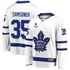Ilya Samsonov 35 Toronto Maple Leafs Stanley Cup 2023 Playoffs Patch Away Breakaway Men Jersey - White - Robokeg