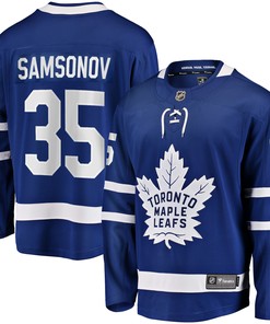 Ilya Samsonov Toronto Maple Leafs Fanatics Branded Home Breakaway Player Jersey - Blue Nhl - Robokeg
