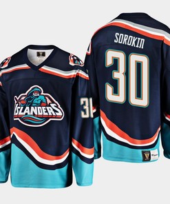Ilya Sorokin 30 New York Islanders Navy Reverse Retro 2.0 Jersey 2022-23 - Robokeg