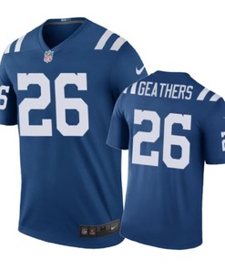 Indianapolis Colts #26 Clayton Geathers Nike Color Rush Royal Jersey - Robokeg