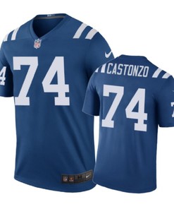 Indianapolis Colts #74 Anthony Castonzo Nike Color Rush Royal Jersey - Robokeg
