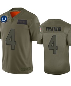 Indianapolis Colts Adam Vinatieri Camo 2019 Salute To Service Limited Jersey - Robokeg