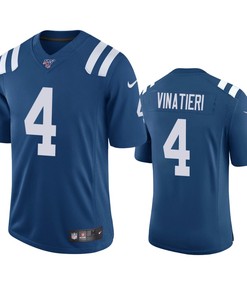 Indianapolis Colts Adam Vinatieri Royal 100th Season Vapor Limited Jersey - Robokeg