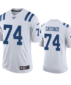 Indianapolis Colts Anthony Castonzo White 100th Season Vapor Limited Jersey - Robokeg