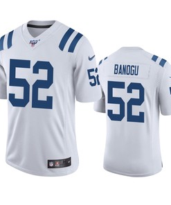 Indianapolis Colts Ben Banogu White 100th Season Vapor Limited Jersey - Robokeg
