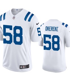 Indianapolis Colts Bobby Okereke White 2020 Vapor Limited Jersey - Mens - Robokeg