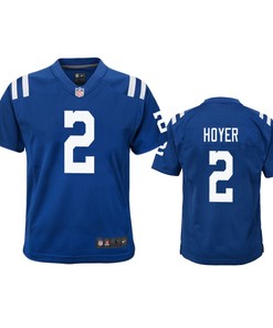 Indianapolis Colts Brian Hoyer Royal Color Rush Game Jersey - Robokeg