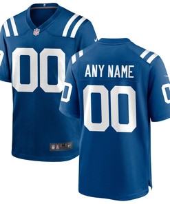 Indianapolis Colts Custom Game Jersey - Royal Custom Jerseys Nfl - Robokeg