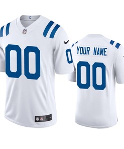 Indianapolis Colts Custom White 2020 Vapor Limited Jersey - Mens - Robokeg