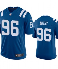Indianapolis Colts Denico Autry Royal 2020 Vapor Limited Jersey - Mens - Robokeg