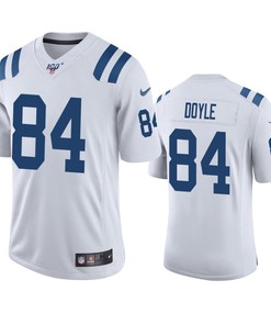 Indianapolis Colts Jack Doyle White 100th Season Vapor Limited Jersey - Robokeg