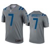 Indianapolis Colts Jacoby Brissett Gray Inverted Legend Jersey - Robokeg