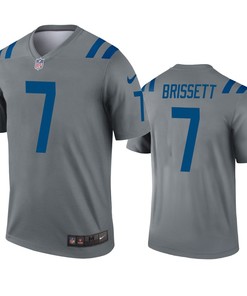Indianapolis Colts Jacoby Brissett Gray Inverted Legend Jersey - Robokeg