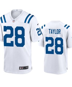 Indianapolis Colts Jonathan Taylor White 2020 Nfl Draft Game Jersey - Robokeg