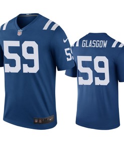 Indianapolis Colts Jordan Glasgow Royal Color Rush Legend Jersey - Robokeg