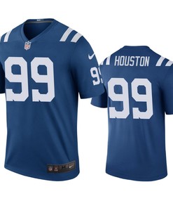 Indianapolis Colts Justin Houston Royal Color Rush Legend Jersey - Robokeg