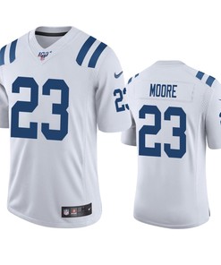 Indianapolis Colts Kenny Moore White 100th Season Vapor Limited Jersey - Robokeg