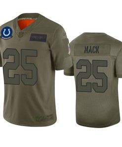Indianapolis Colts Marlon Mack Camo 2019 Salute To Service Limited Jersey - Robokeg
