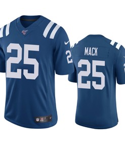 Indianapolis Colts Marlon Mack Royal 100th Season Vapor Limited Jersey - Robokeg