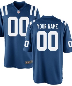 Indianapolis Colts Nike Youth Custom Game Jersey - Royal - Robokeg