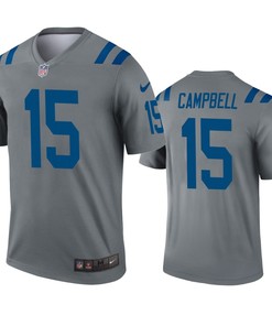 Indianapolis Colts Parris Campbell Gray Inverted Legend Jersey - Robokeg