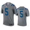 Indianapolis Colts Phillip Walker Gray Inverted Legend Jersey - Robokeg