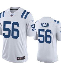 Indianapolis Colts Quenton Nelson White 100th Season Vapor Limited Jersey - Robokeg