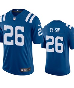 Indianapolis Colts Rock Ya-sin Royal 2020 Vapor Limited Jersey - Mens - Robokeg