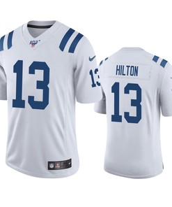 Indianapolis Colts T.y. Hilton White 100th Season Vapor Limited Jersey - Robokeg