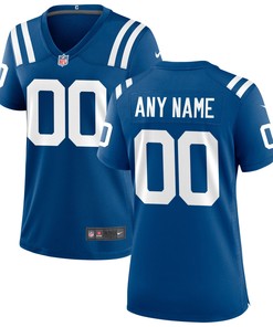 Indianapolis Colts Womens Custom Game Jersey - Royal Custom Jerseys Nfl - Robokeg
