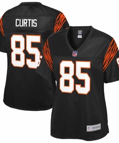 Isaac Curtis Cincinnati Bengals Nfl Pro Line Womens Retired Player Replica Jersey - Black - Robokeg
