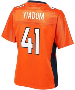 Isaac Yiadom Denver Broncos Nfl Pro Line Womens Player Jersey - Orange - Robokeg