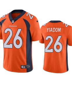 Isaac Yiadom Denver Broncos Orange Vapor Limited Jersey - Robokeg